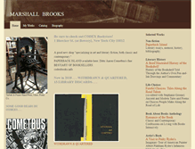 Tablet Screenshot of marshallbrooks.com